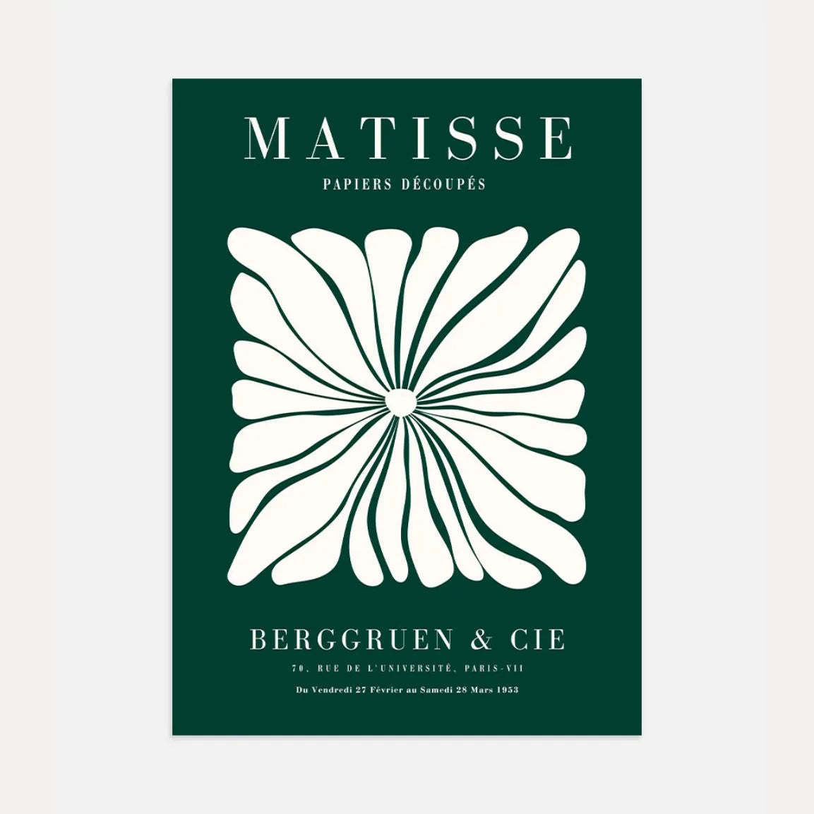 Matisse Plakat - Zielony Kwiat