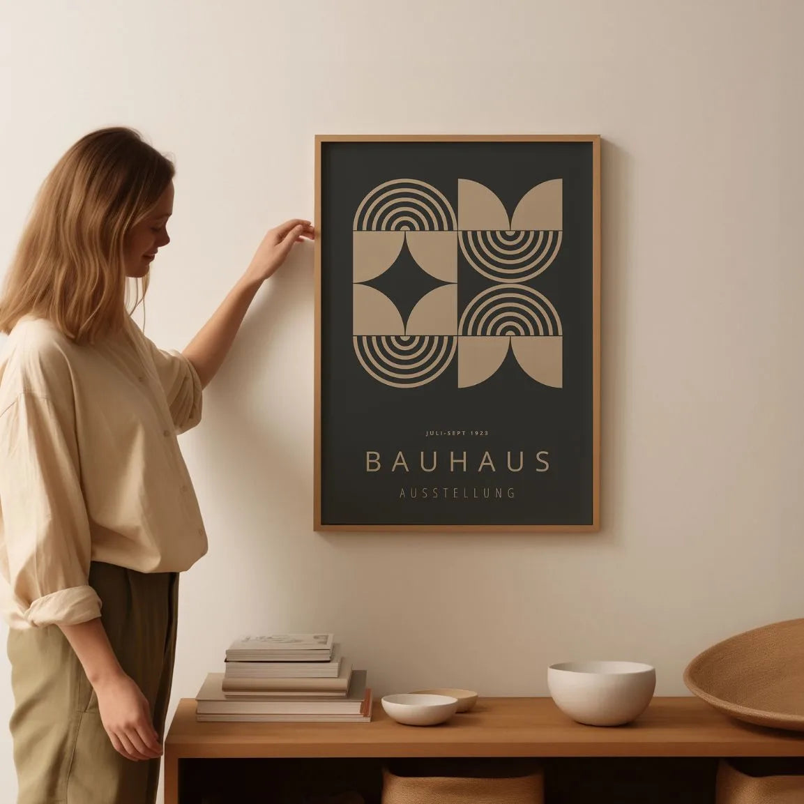 Bauhaus Symetria Plakat