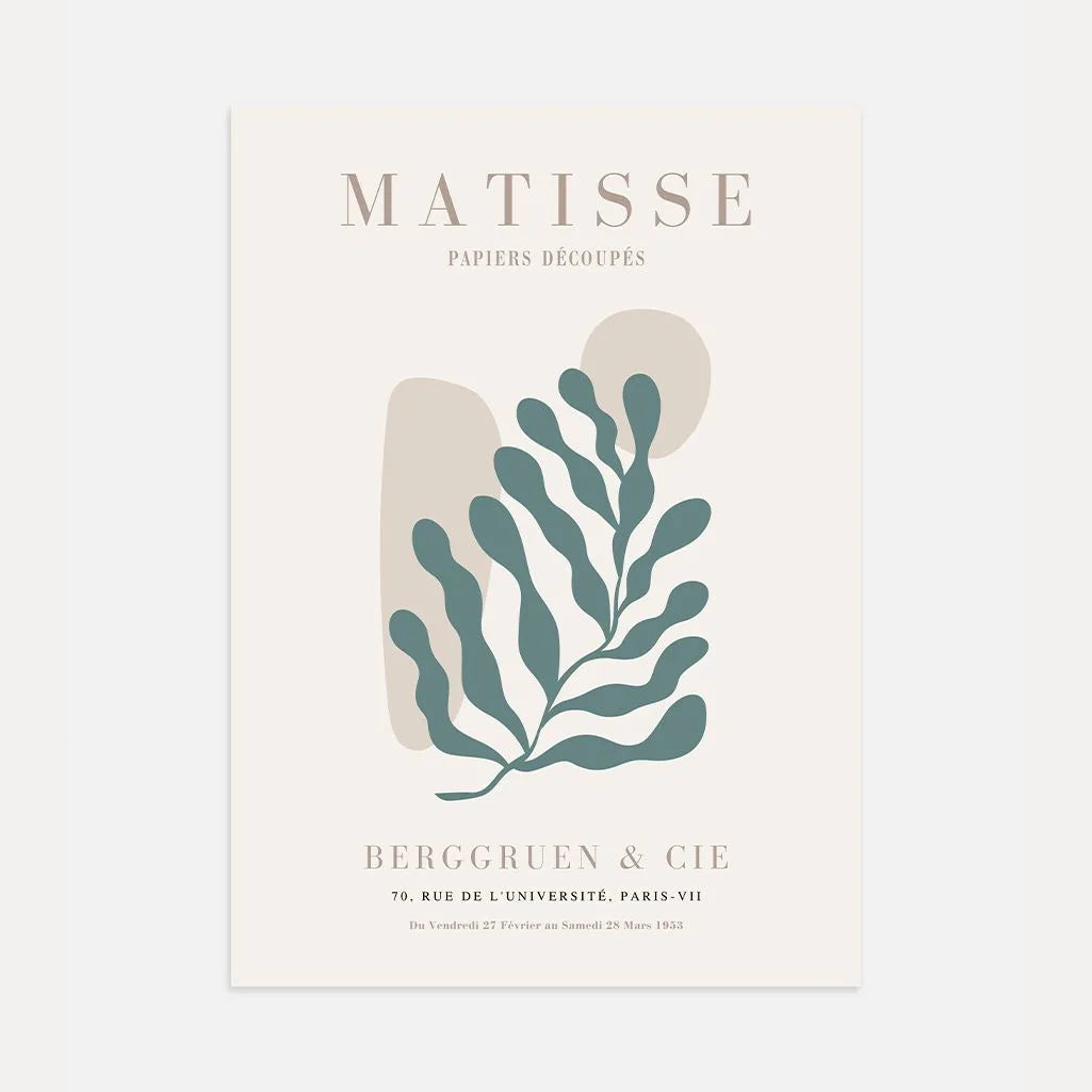 Henri Matisse Zielony Motyw Organiczny Plakat