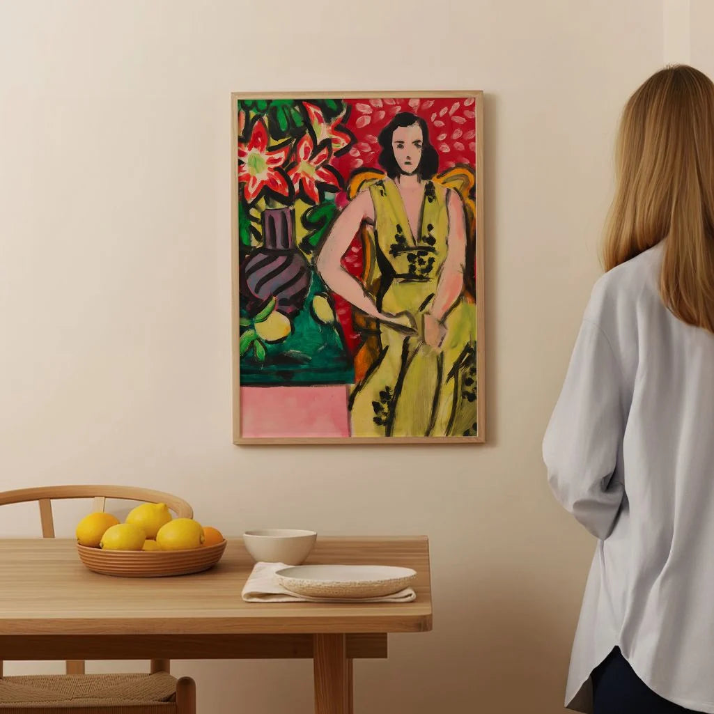 Henri Matisse Plakat – Siedząca kobieta z amarylisem, 1941 