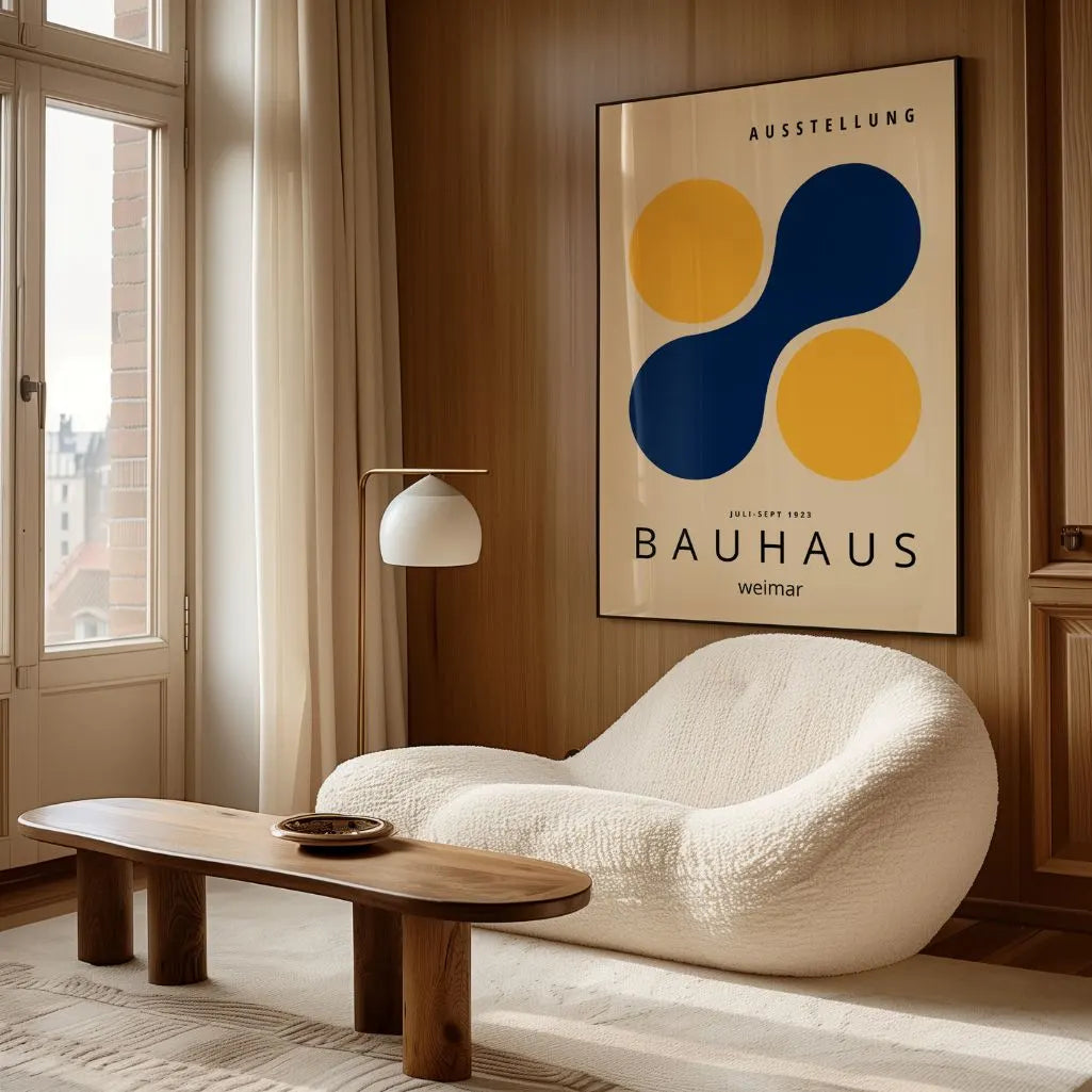 Bauhaus Żółte Koła Plakat