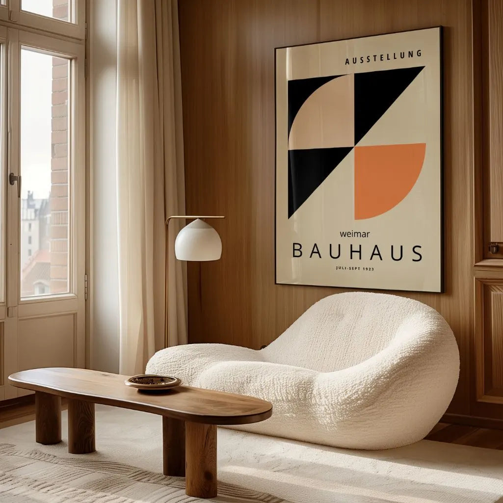 Bauhaus Kontrast Form Plakat