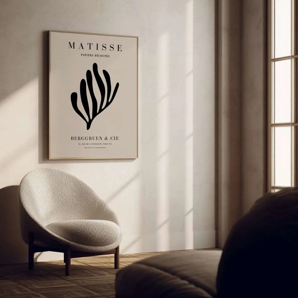 Henri Matisse – Czarny Plakat Koralowy