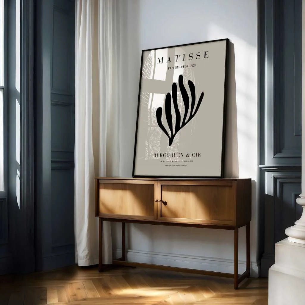 Henri Matisse – Czarny Plakat Koralowy