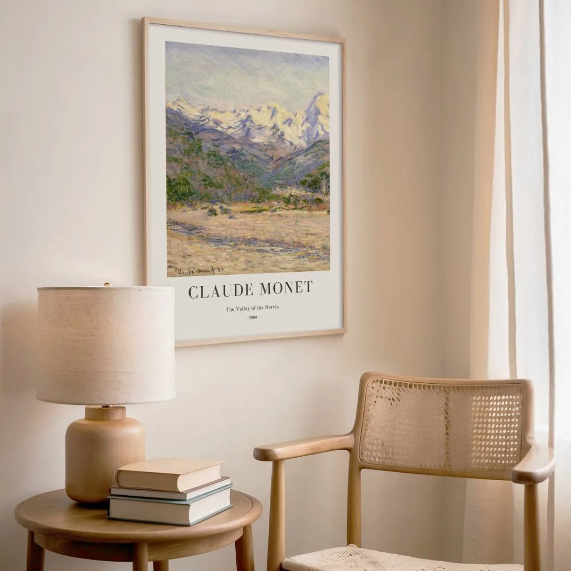 Plakat Claude Monet – Dolina Nerwii, 1884