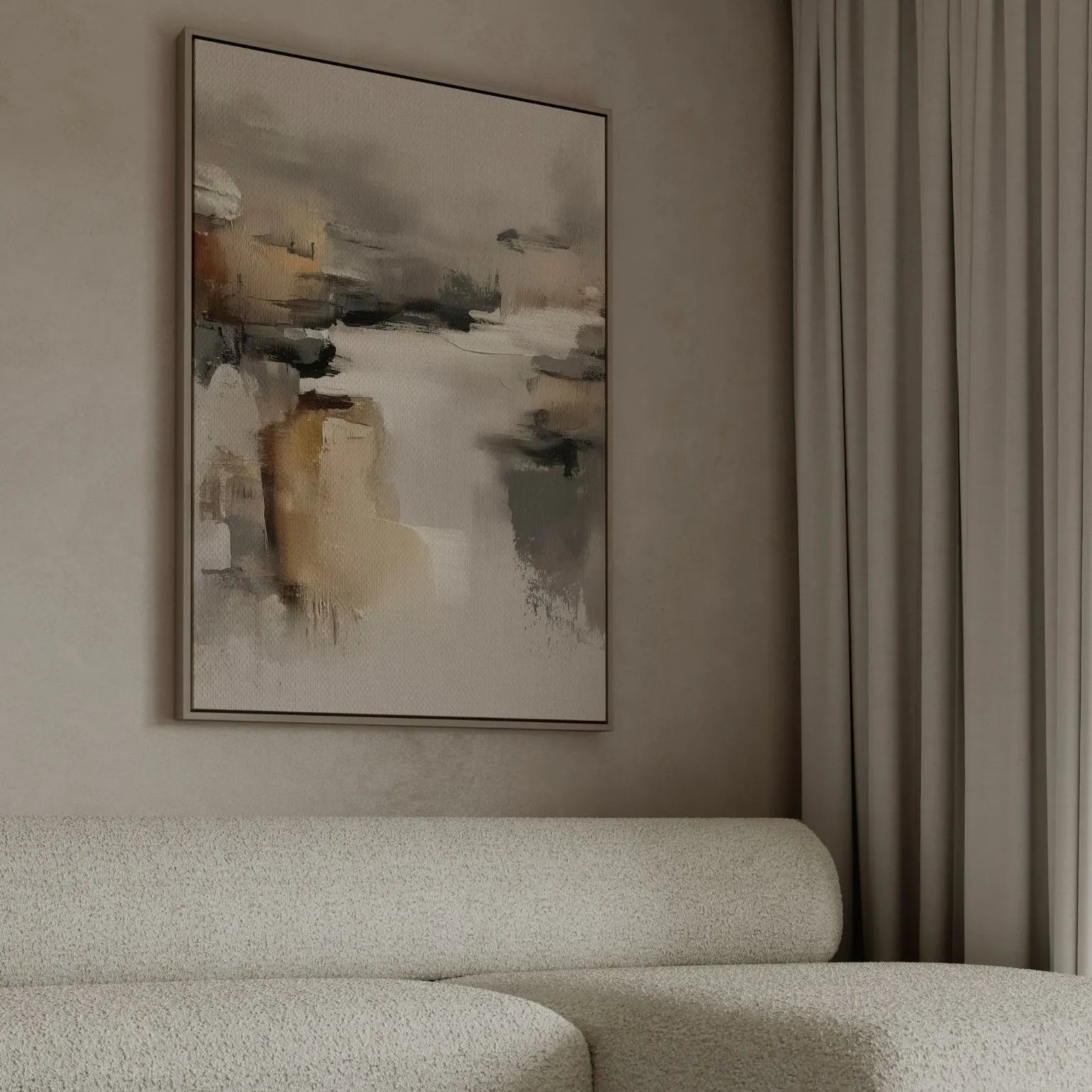 Obraz na płótnie w ramie – Echo ciszy