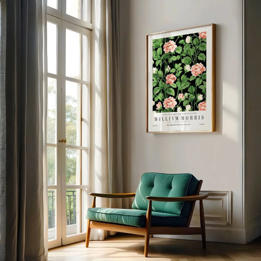 Plakat – Różowy Motyw Kwiatowy