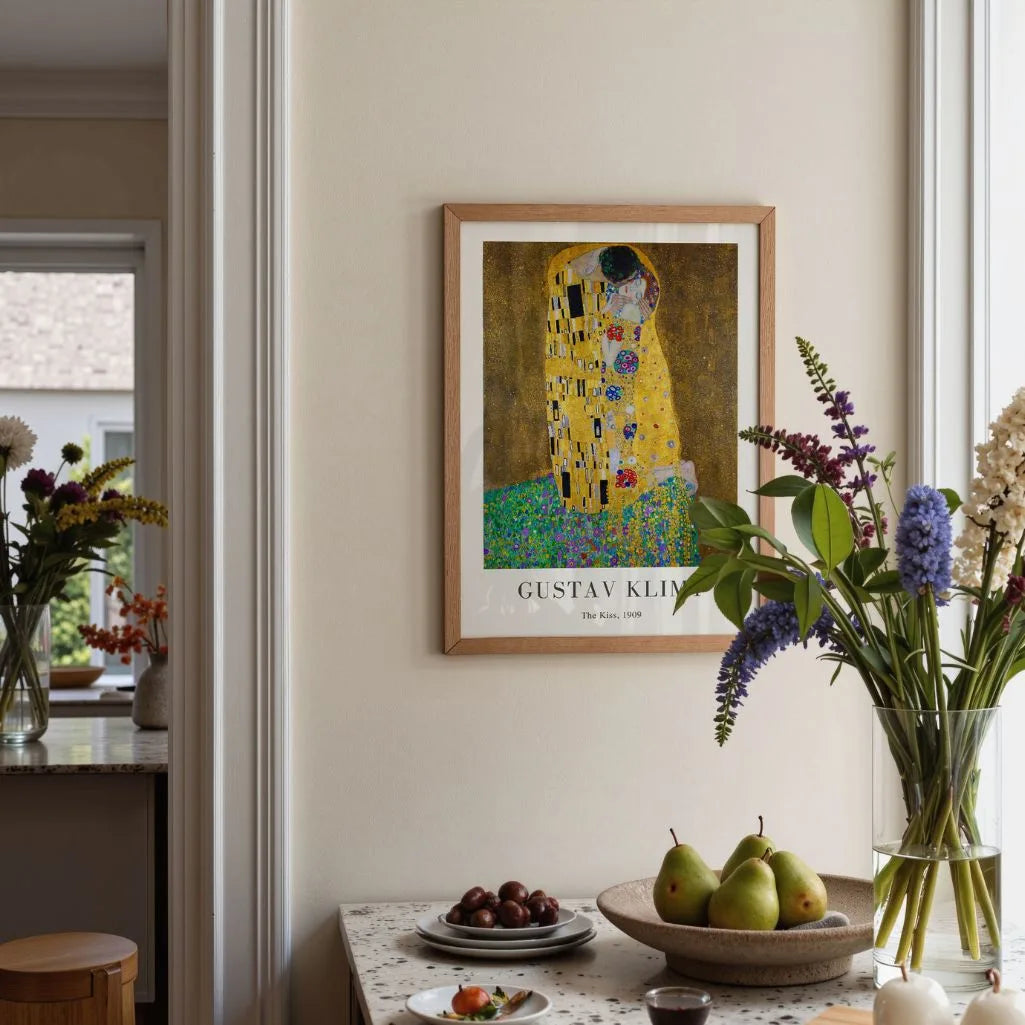 Gustav Klimt Plakat – Pocałunek (1909)