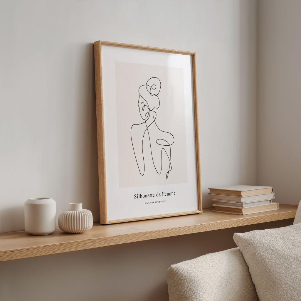 Plakat – Subtelna kobieta