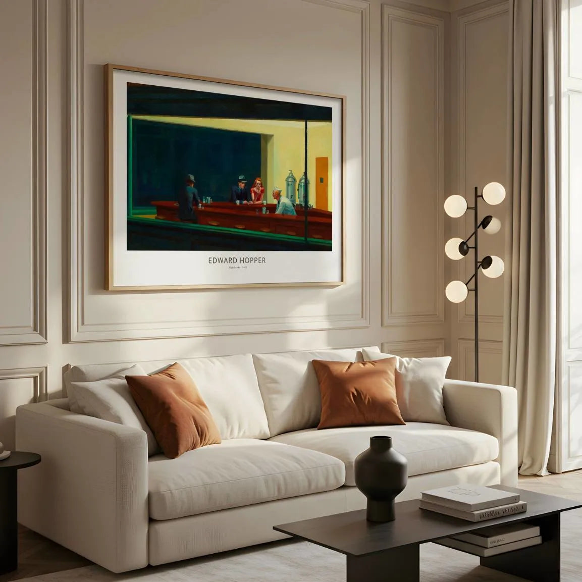 Plakat Edwarda Hoppera – Nighthawks, 1942