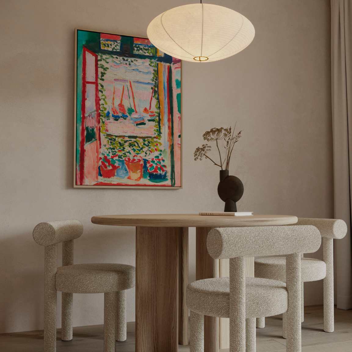 Obraz na płótnie w ramie – Otwarte okno, 1905