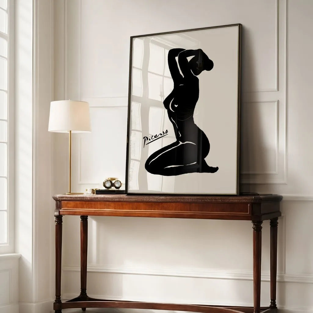 Plakat inspirowany twórczością Pablo Picasso – Kobieca sylwetka