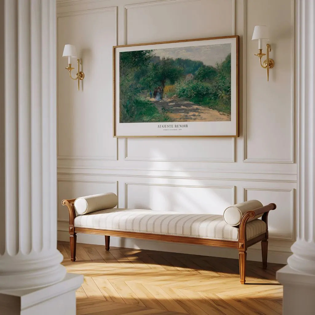Auguste Renoir – Droga w Louveciennes Plakat