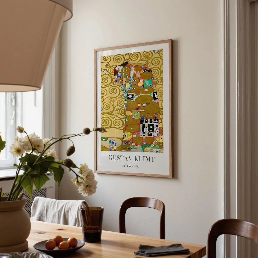 Gustav Klimt Plakat – Spełnienie (1905)