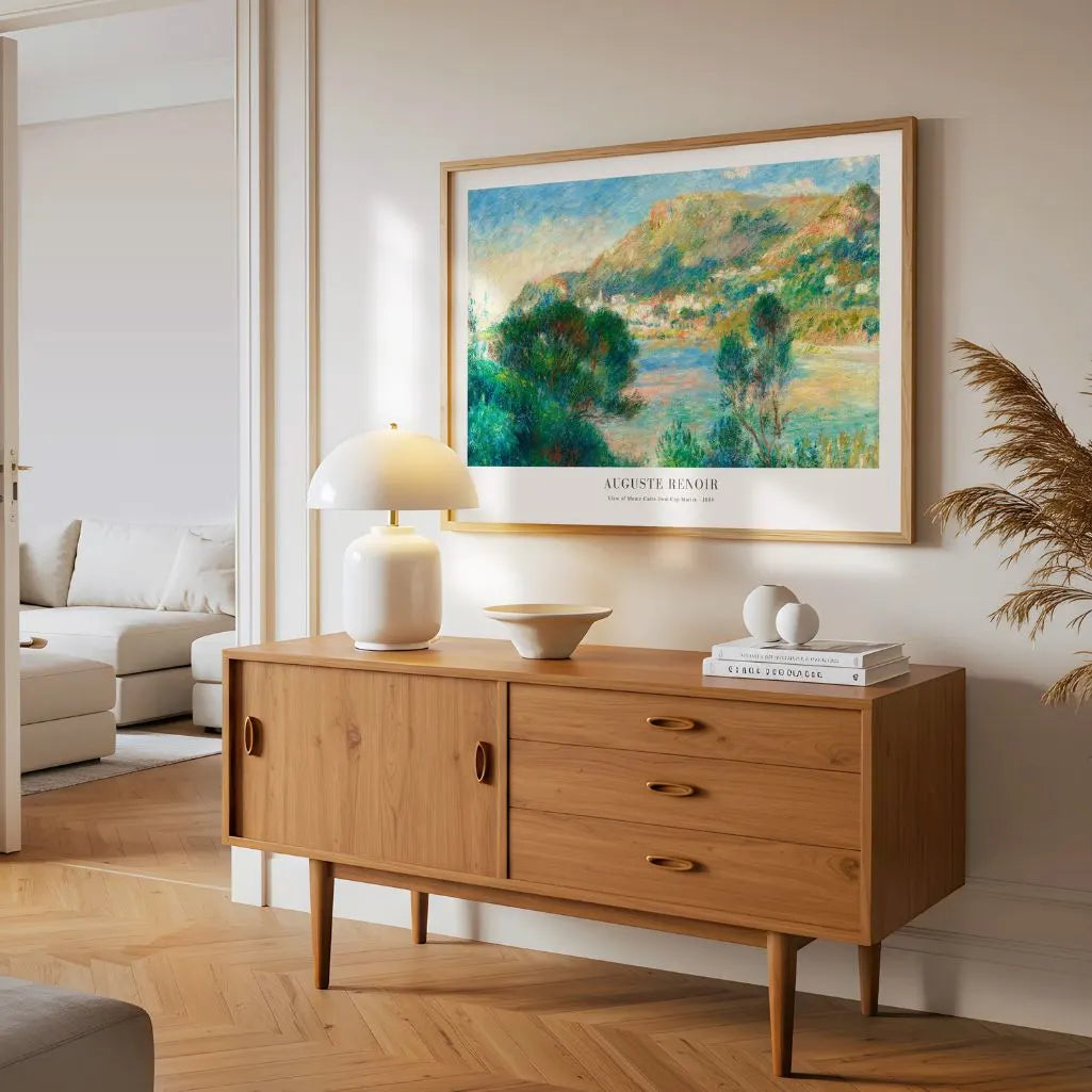 Auguste Renoir – Widok na Menton Plakat