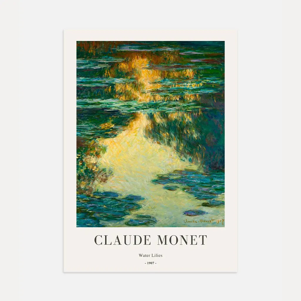 Plakat Claude Monet – Lilie wodne, 1907