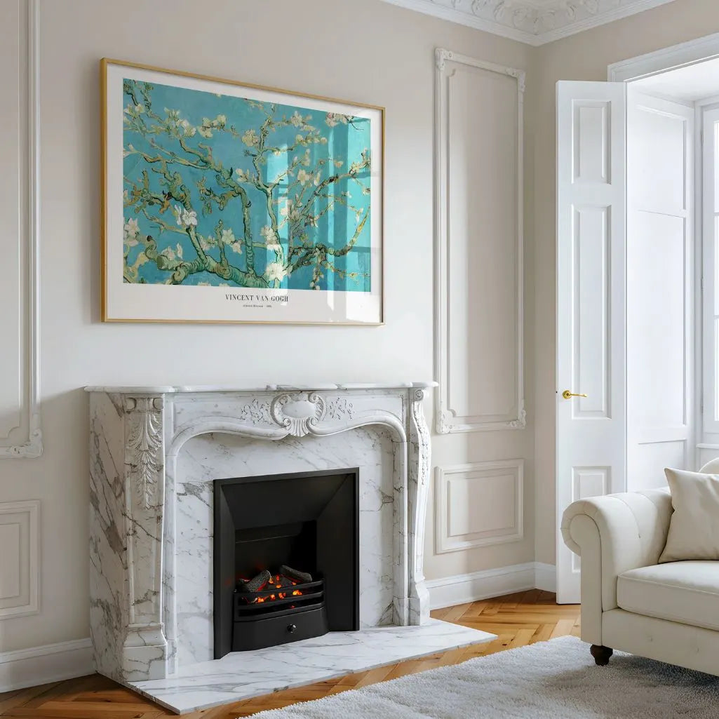 Plakat Van Gogha – Kwiat migdałowca, 1890 (Format Poziomy)