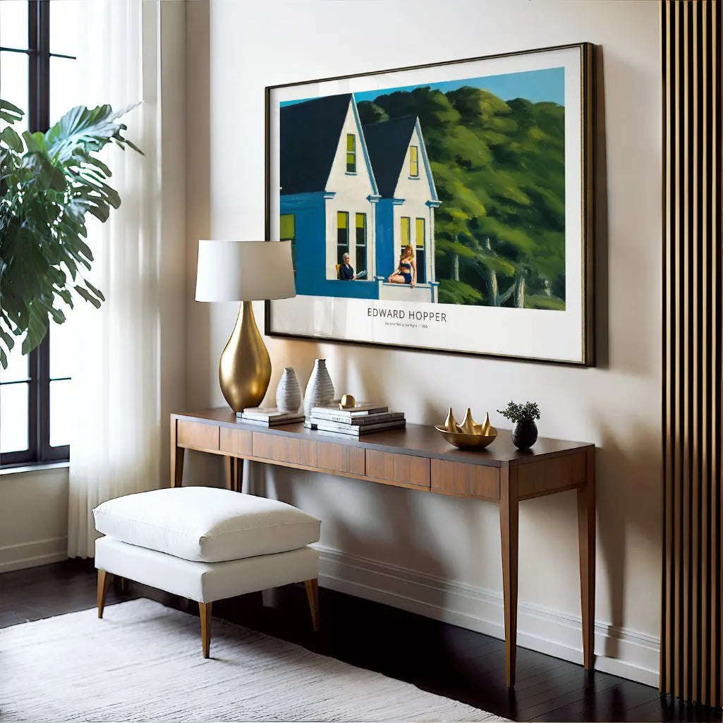 Plakat Edward Hopper – Światło słoneczne na piętrze 1960