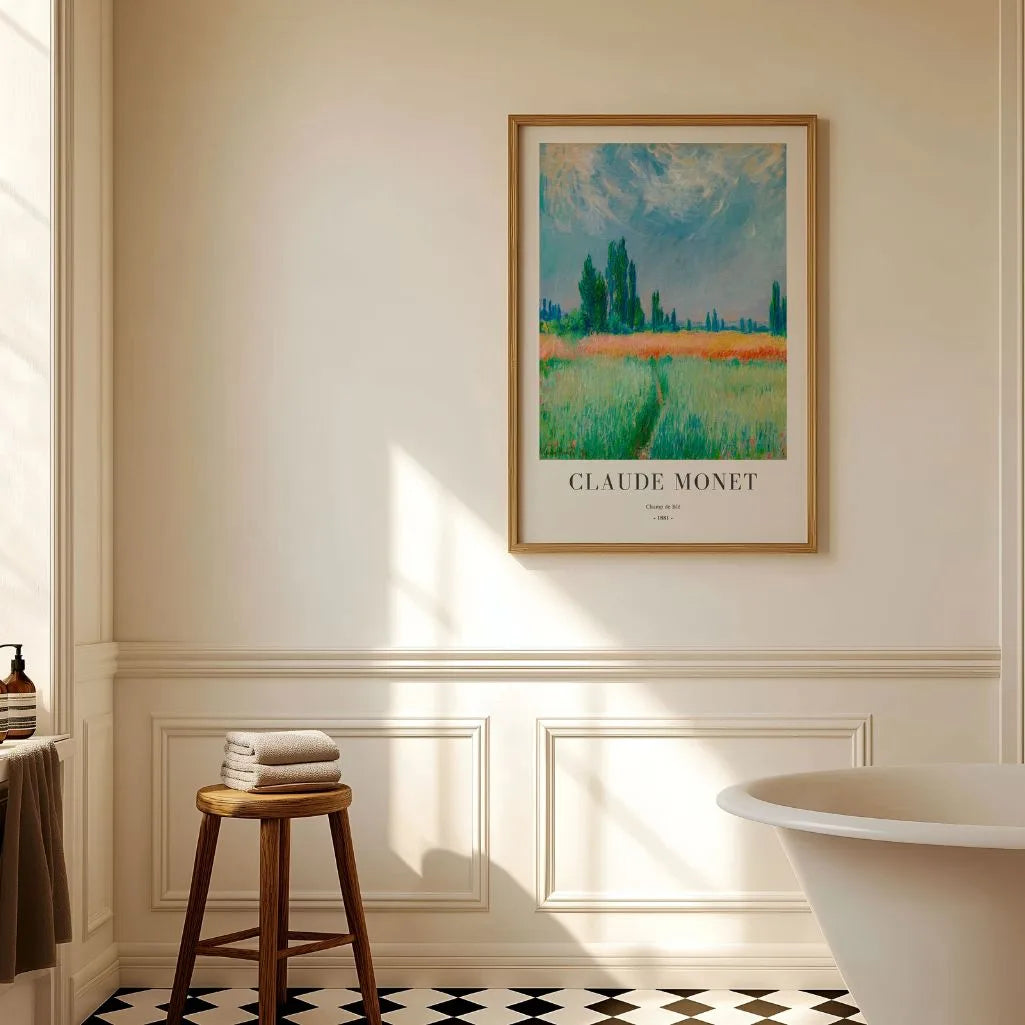 Claude Monet – Pole pszenicy Plakat