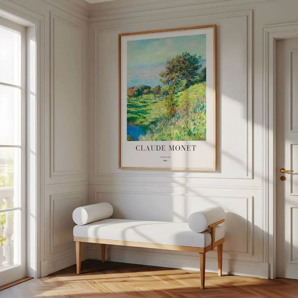 Claude Monet – Podmuch wiatru (1881) Plakat