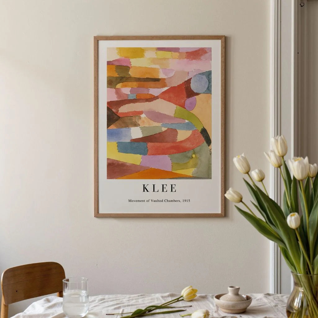 Paul Klee Plakat – Abstrakcyjna architektura, 1915