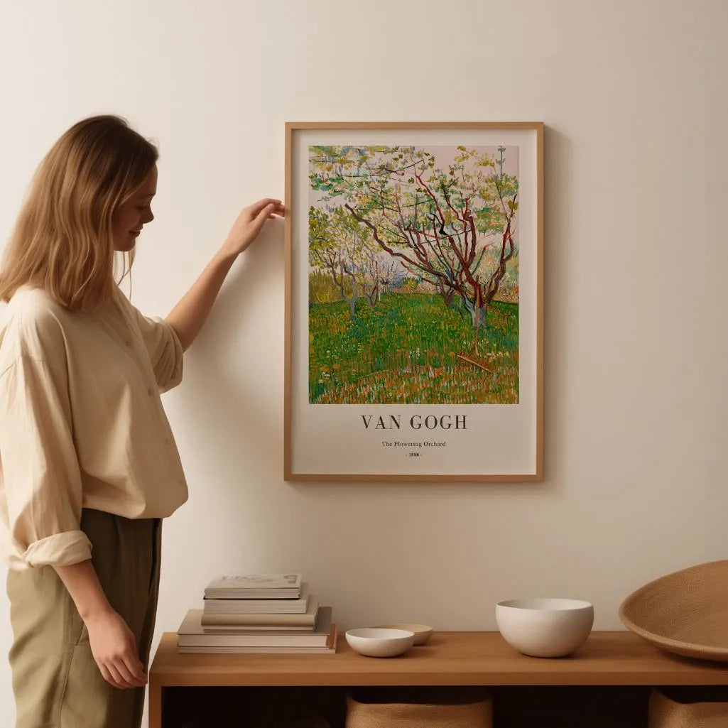 Vincent van Gogh – Kwitnący sad Plakat, 1888
