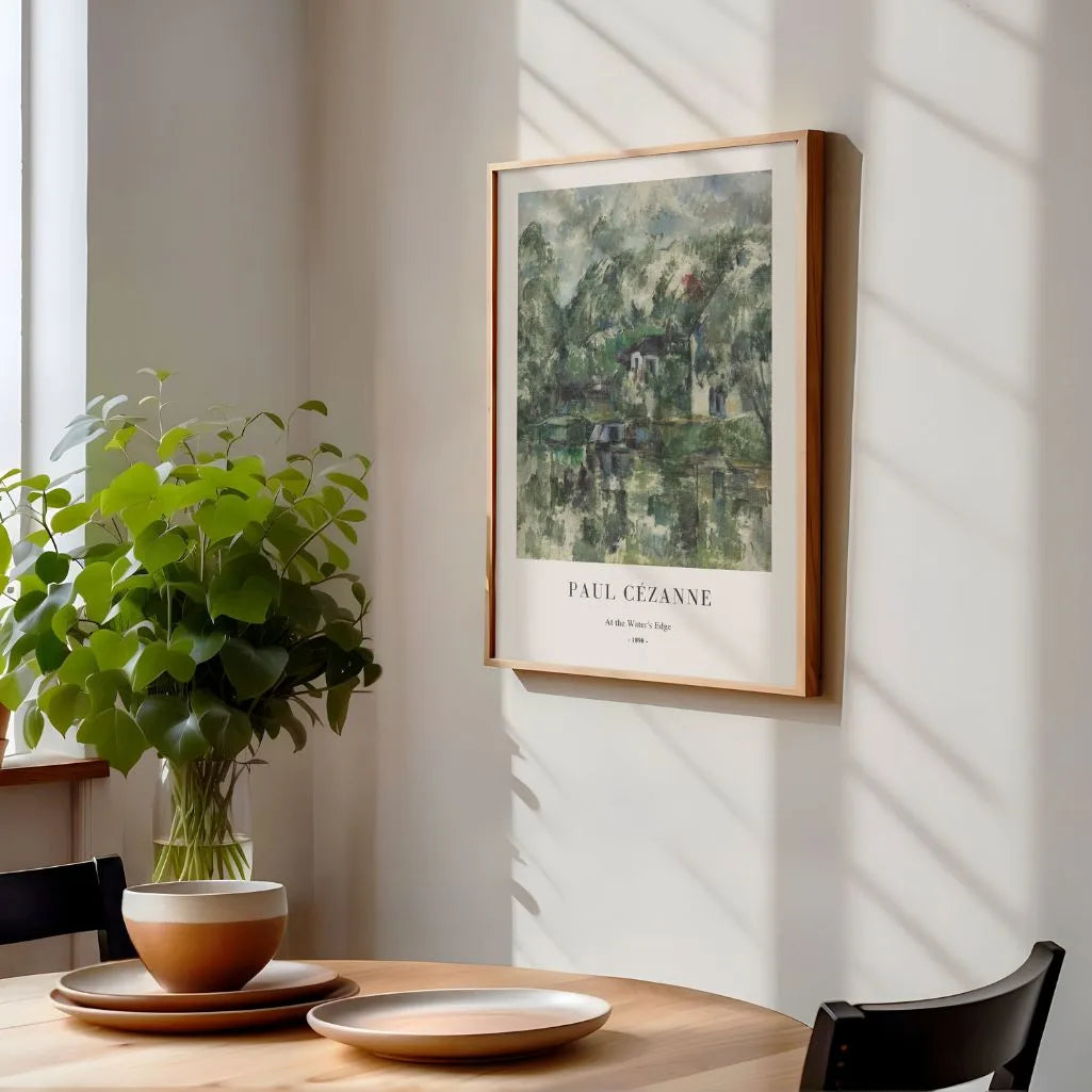 Paul Cézanne – Nad brzegiem wody Plakat (1890)