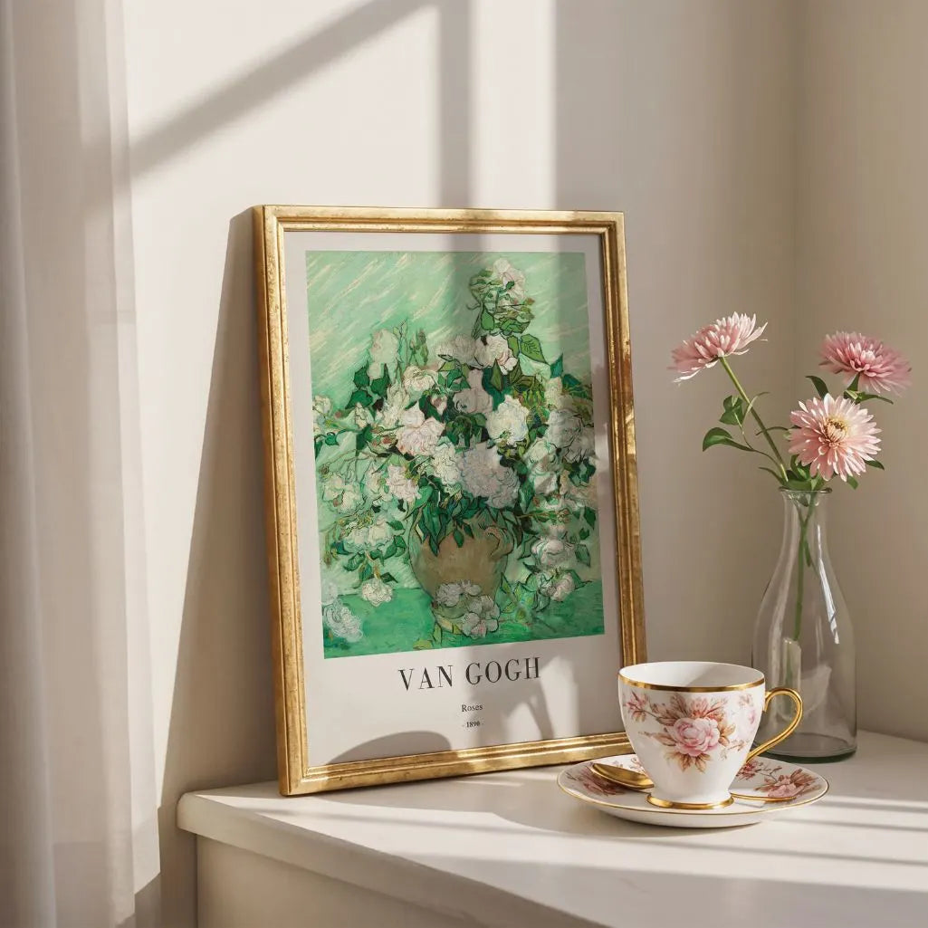 Plakat Van Gogha – Róże, 1890