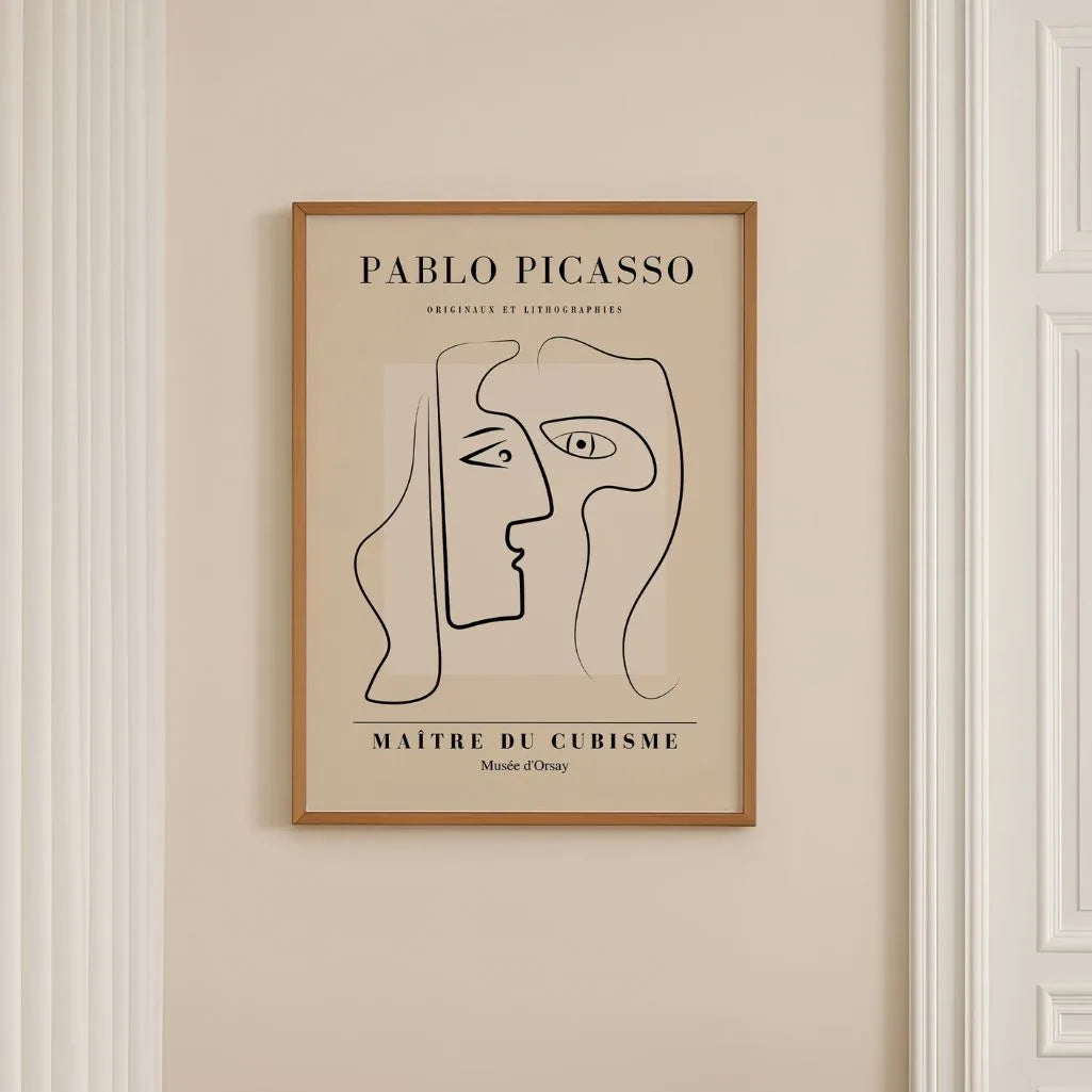 Plakat inspirowany twórczością Pablo Picasso – Dialog dusz