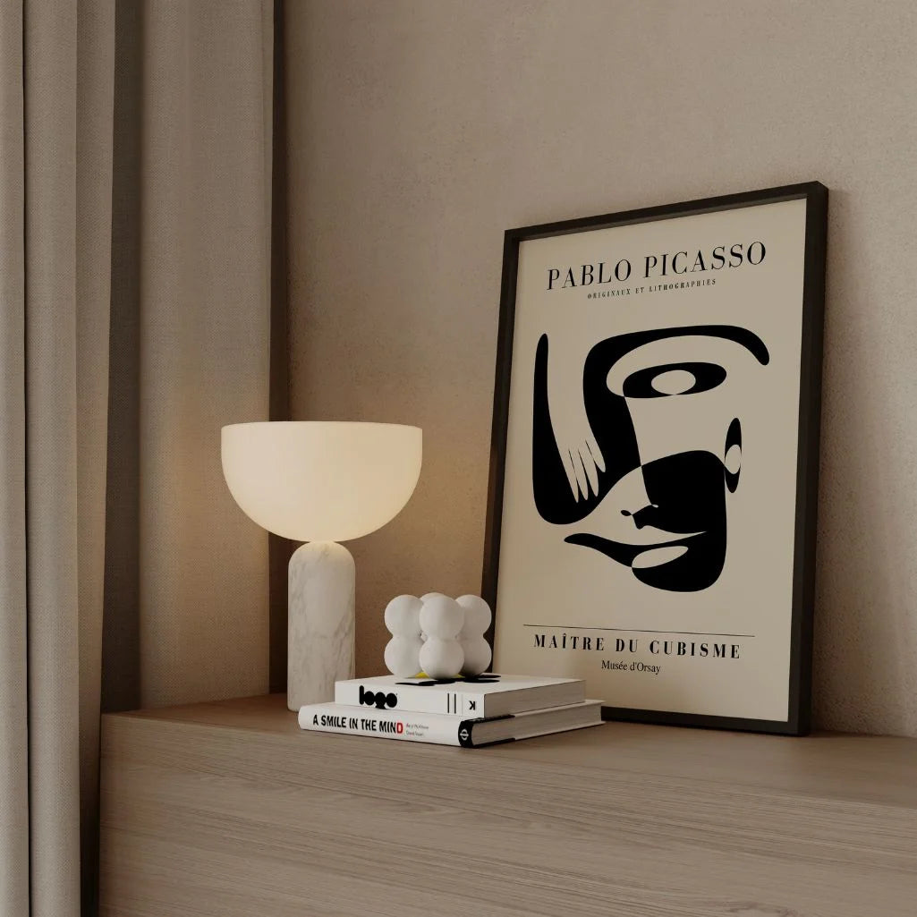 Plakat inspirowany twórczością Pablo Picasso – Abstrakcyjna twarz