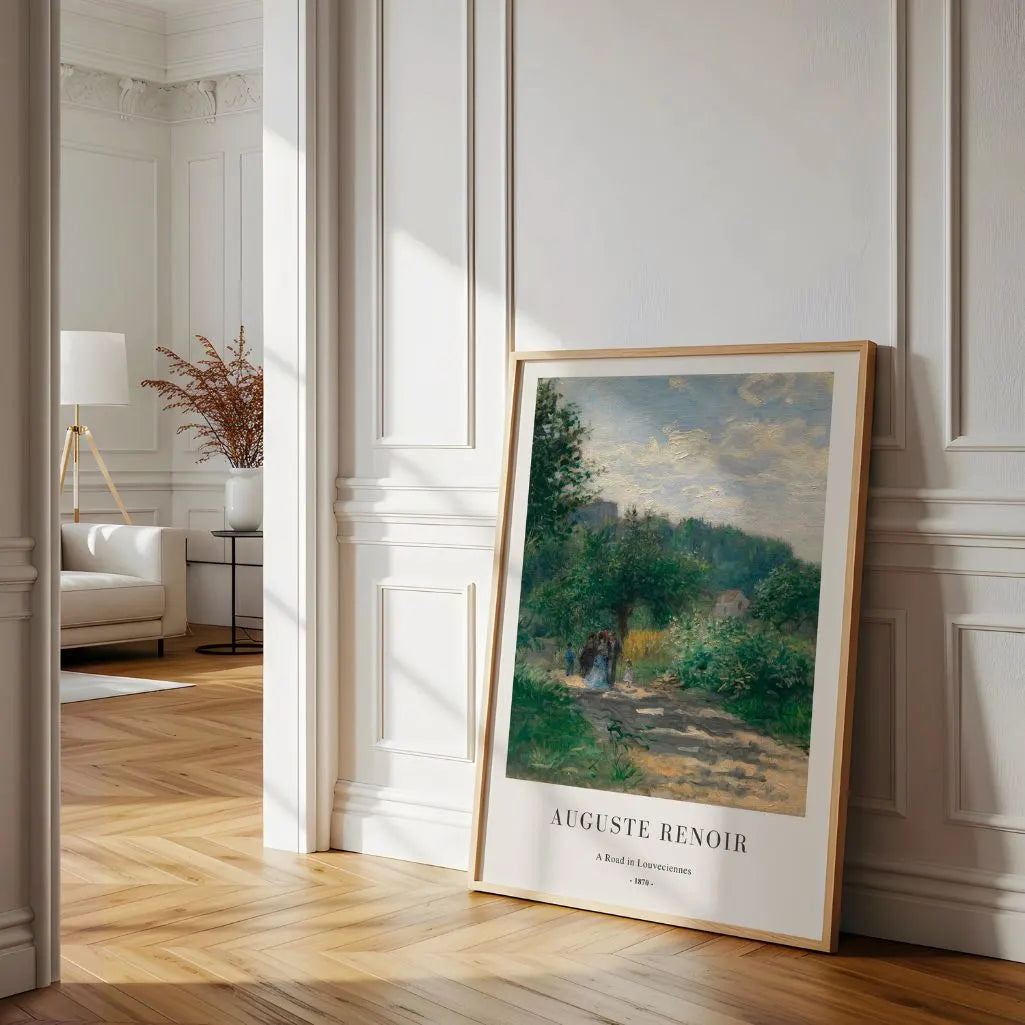 Auguste Renoir – Droga w Louveciennes Plakat