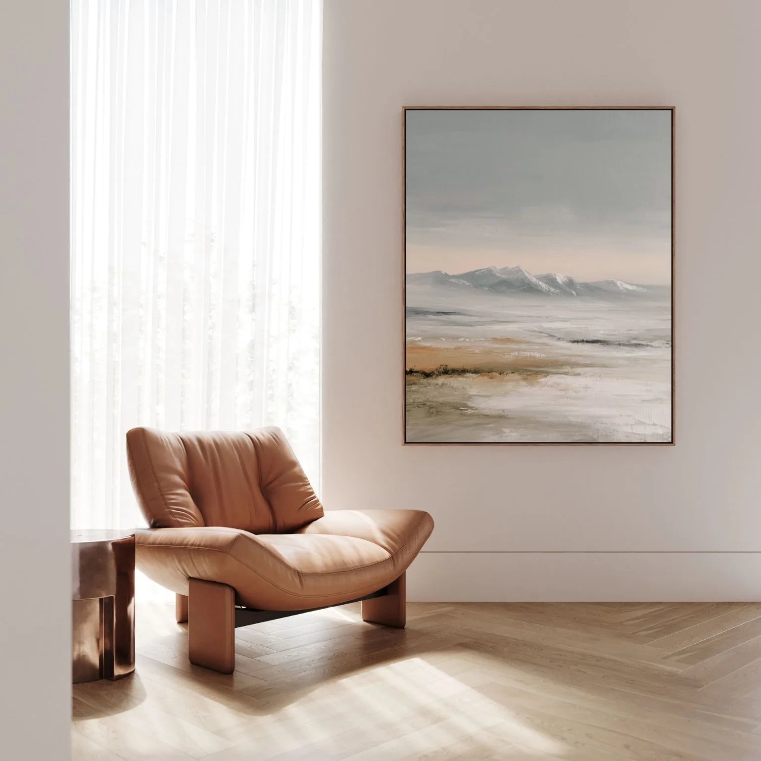 Obraz na płótnie w ramie – Szept horyzontu