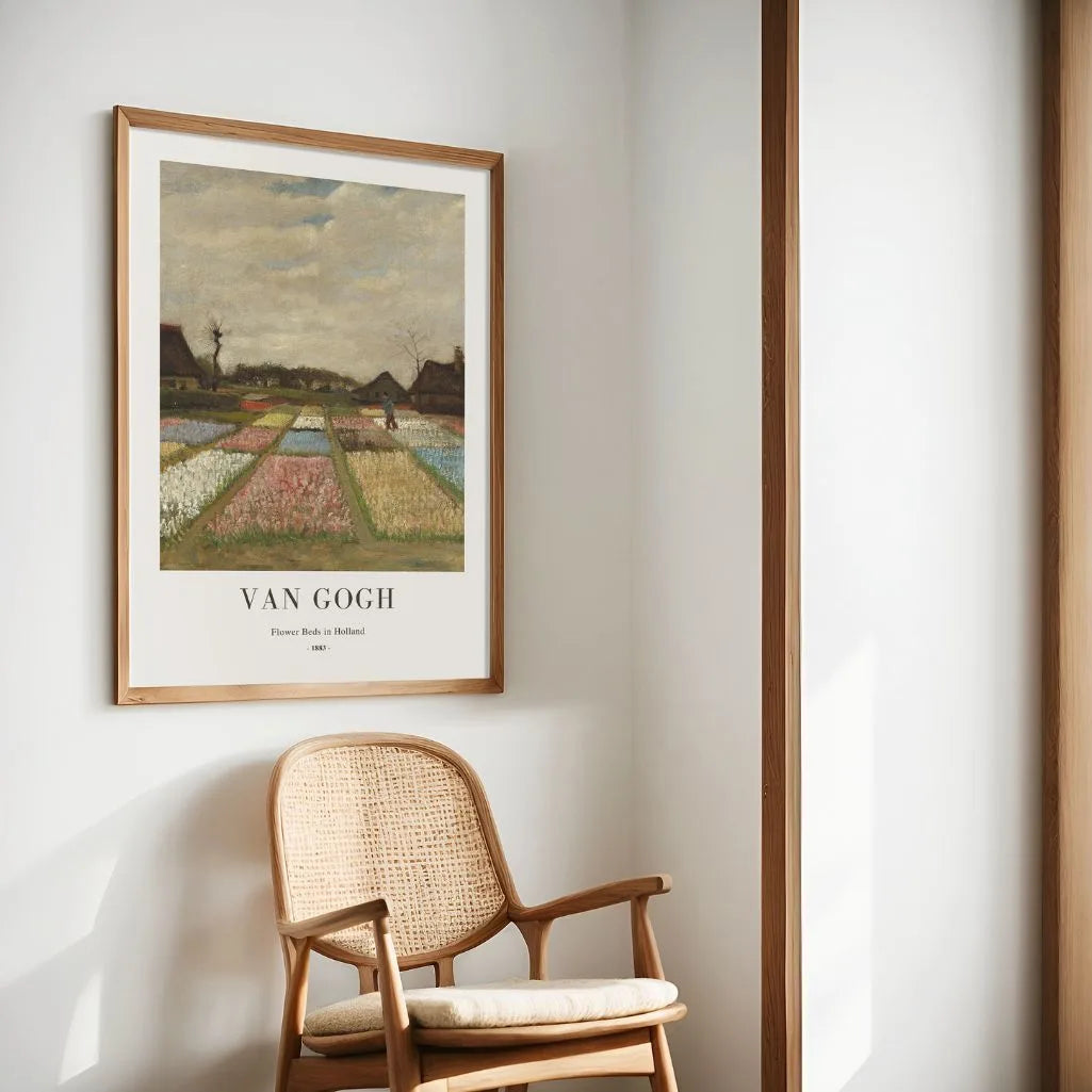 Plakat Van Gogha – Kwietniki w Holandii, 1883