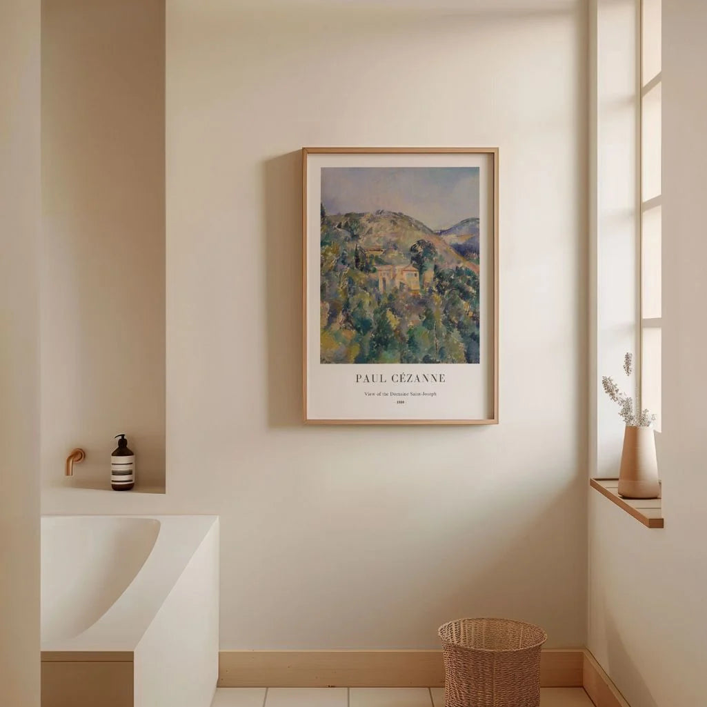 Paul Cézanne – Widok posiadłości Saint-Joseph Plakat (1880)