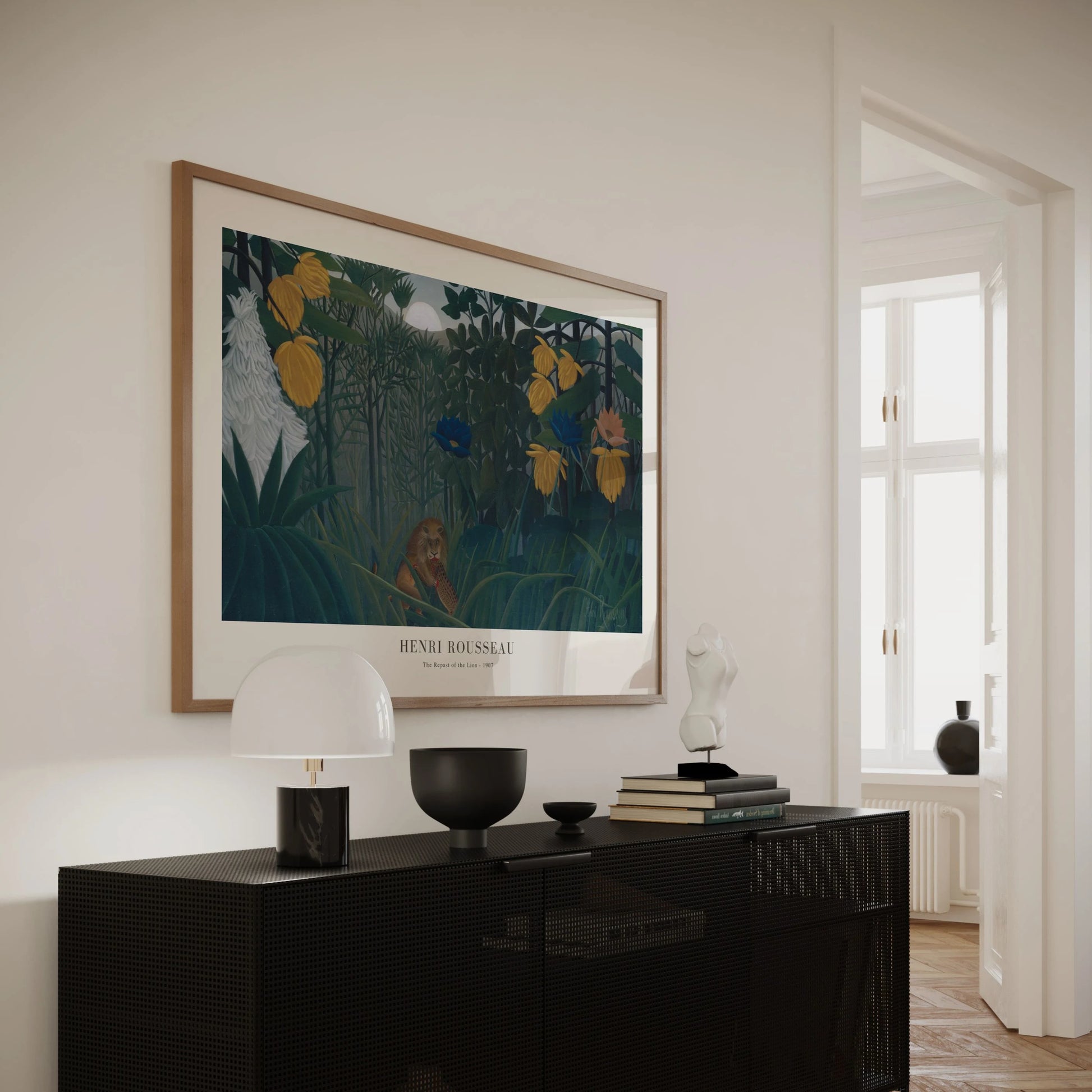 Henri Rousseau – Uczta lwa Plakat