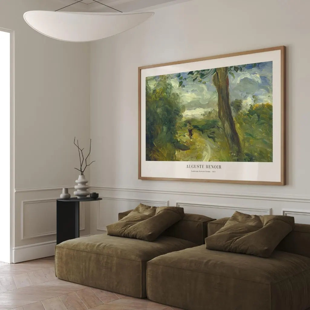 Auguste Renoir – Pejzaż między burzami Plakat