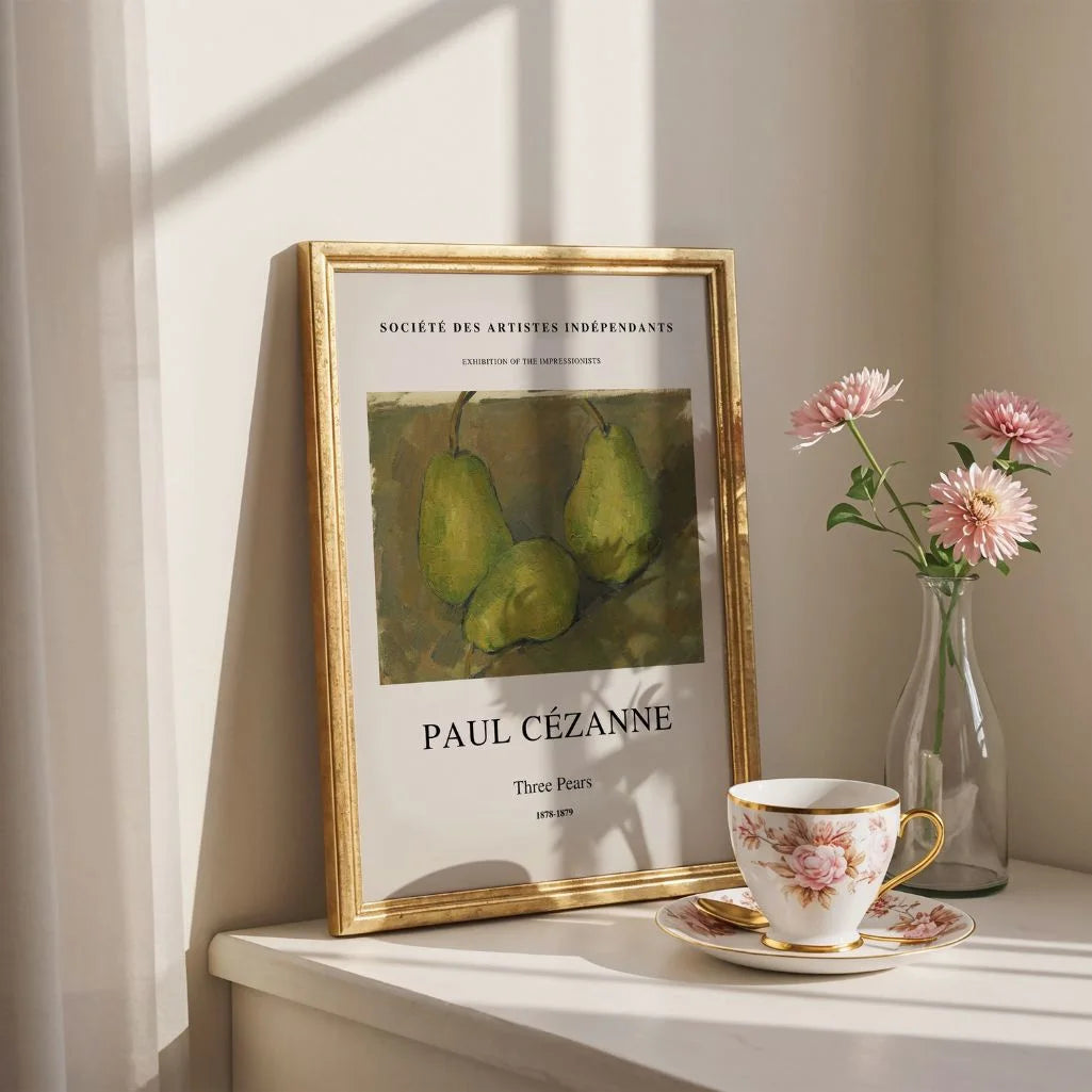 Paul Cézanne Plakat – Trzy gruszki (1878–1879)