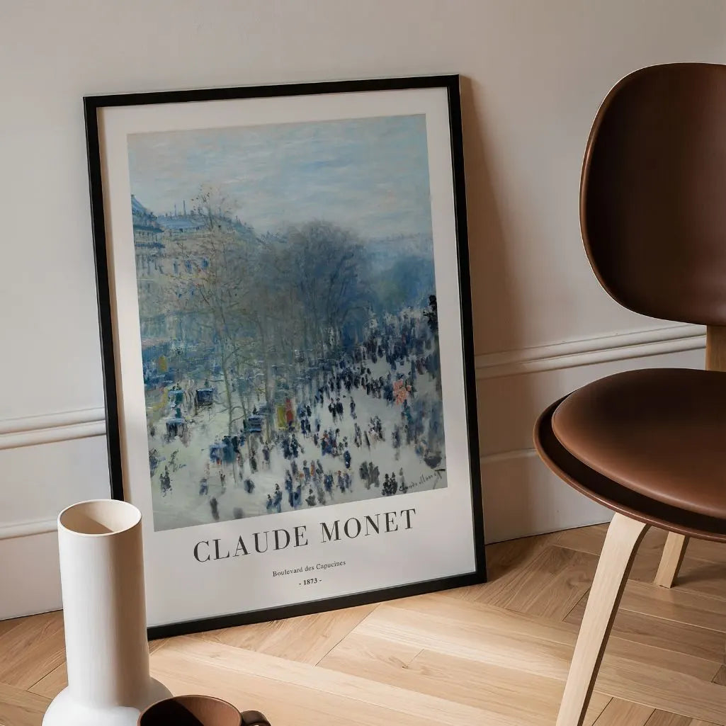 Claude Monet – Boulevard des Capucines (1873) Plakat