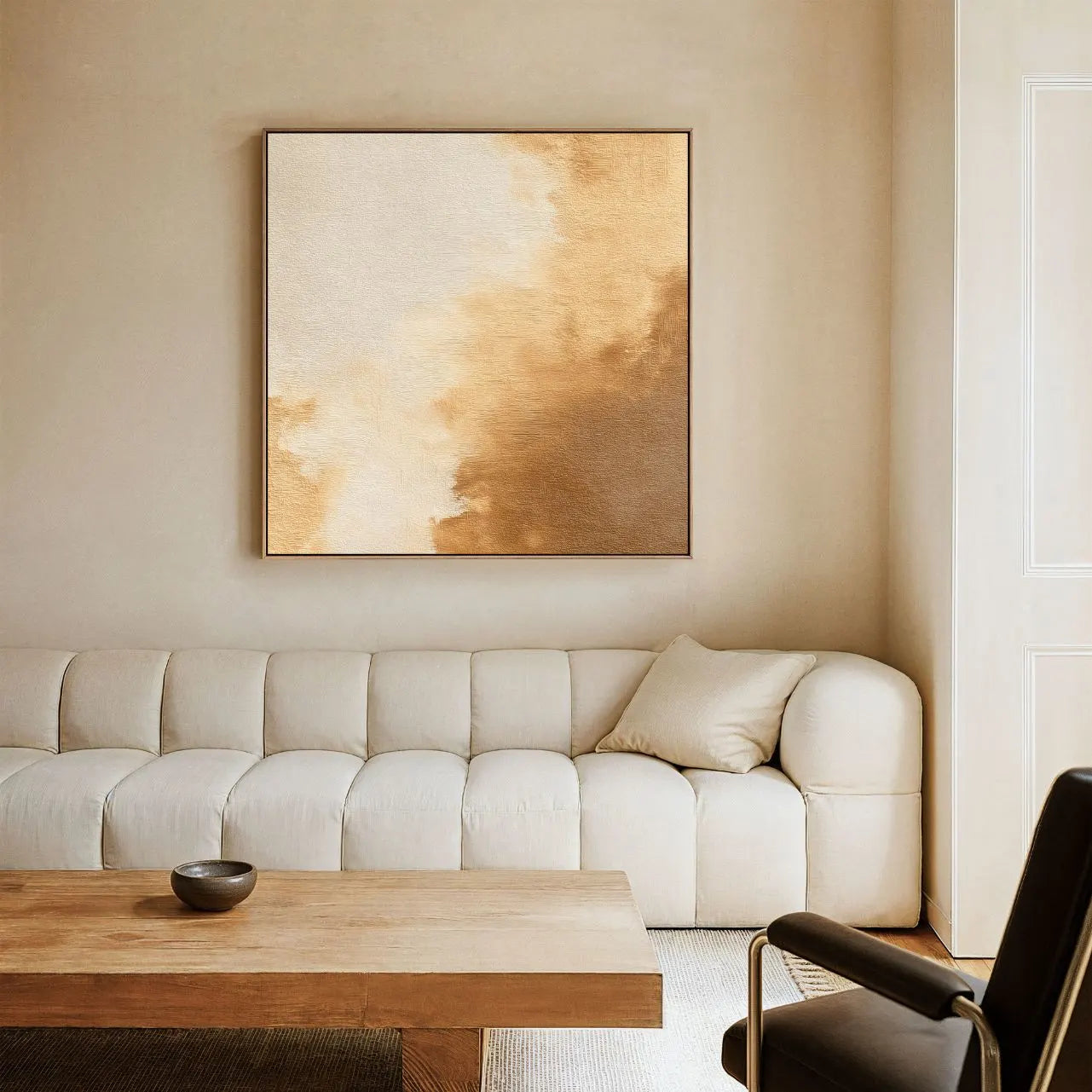 Obraz na płótnie w ramie – Blask piasku