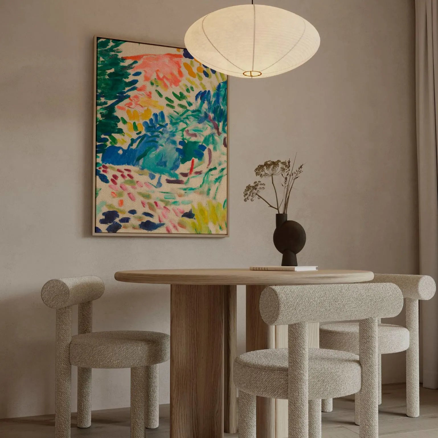 Obraz na płótnie w ramie – Pejzaż w Collioure, 1905