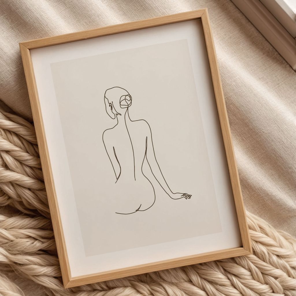 Plakat – Spokojna sylwetka