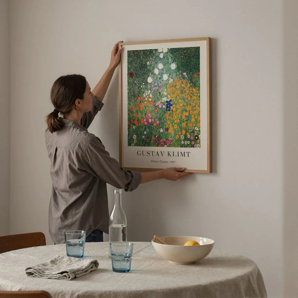 Gustav Klimt Plakat – Ogród kwiatów (1907)
