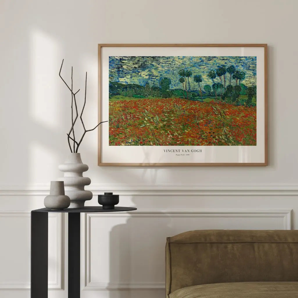 Vincent van Gogh – Pole maków Plakat, 1890 (Format Poziomy)