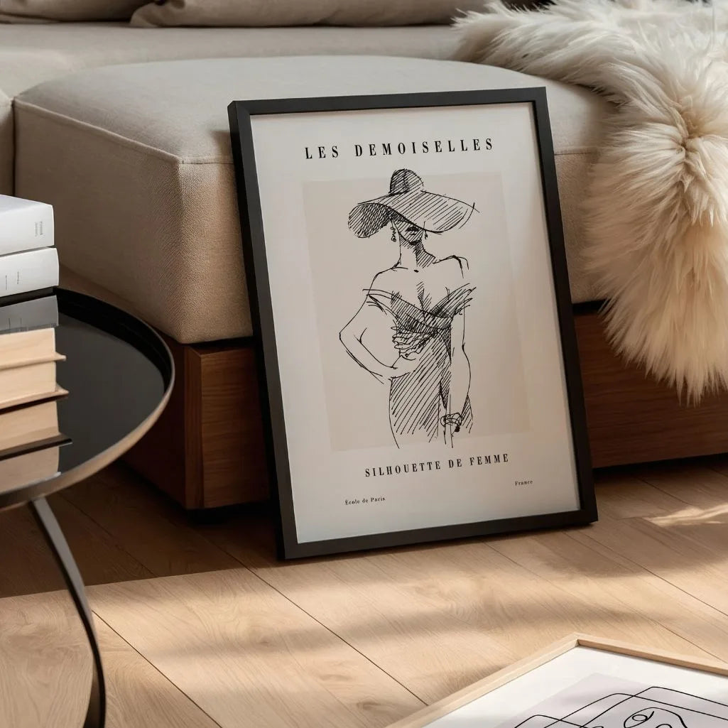 Plakat – Kobieta w kapeluszu
