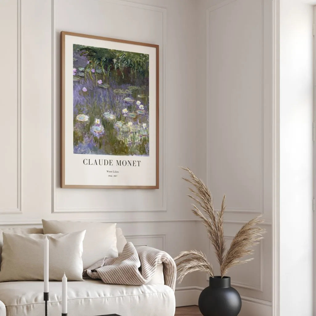 Claude Monet – Nenufary w stawie Plakat, 1914–1917