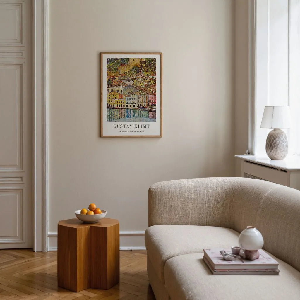 Gustav Klimt Plakat – Malcesine nad jeziorem Garda (1913)