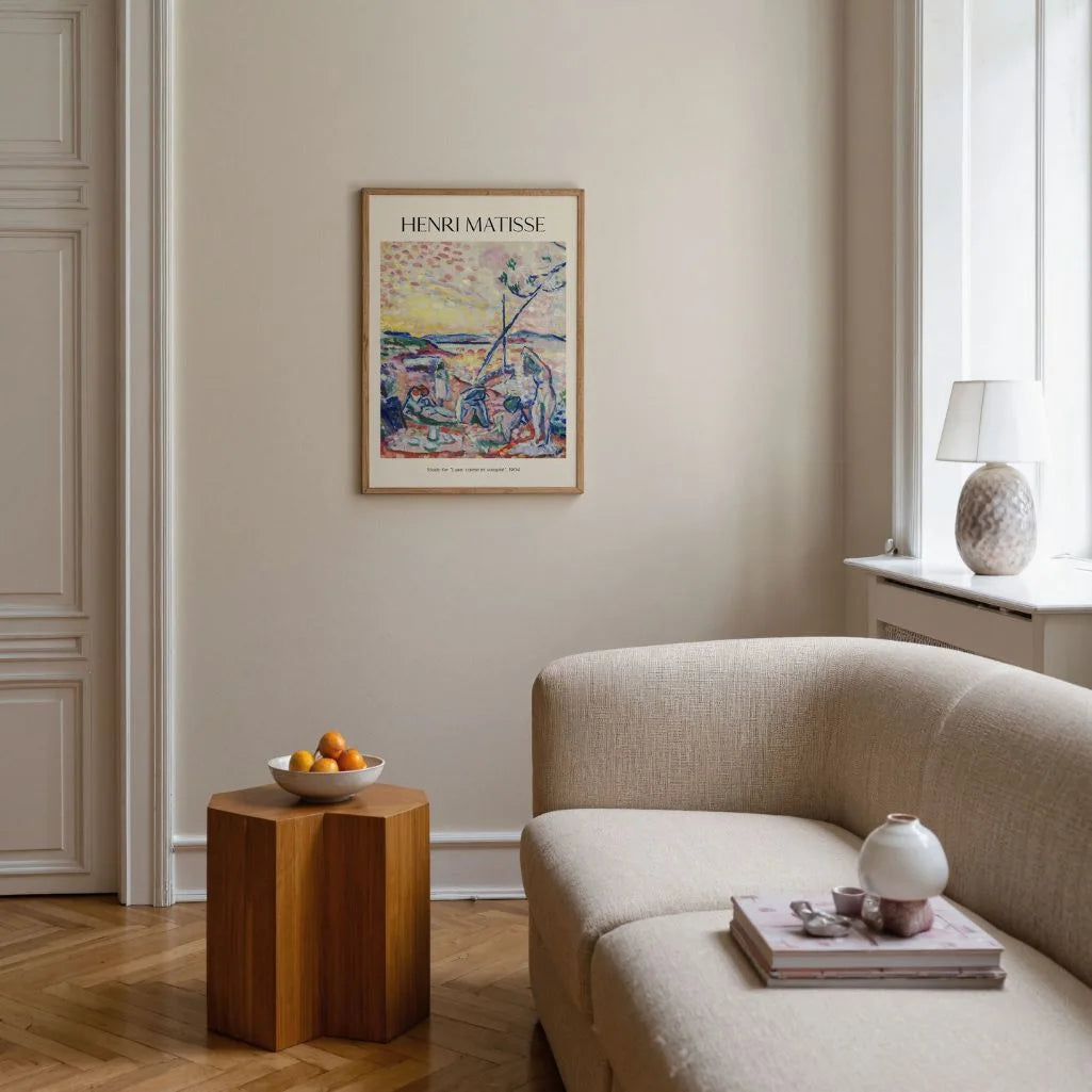 Henri Matisse Plakat – Studium do Luksus, spokój i rozkosz, 1904