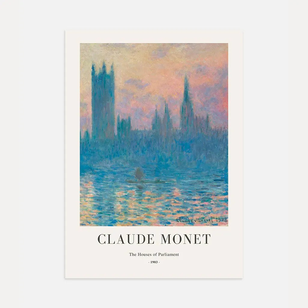 Claude Monet – Parlament w Londynie Plakat