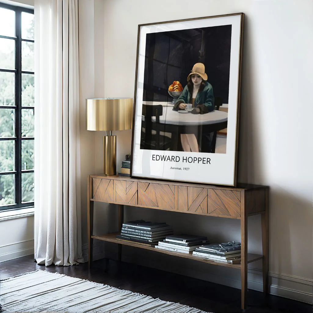 Edward Hopper Automat Vertical Poster