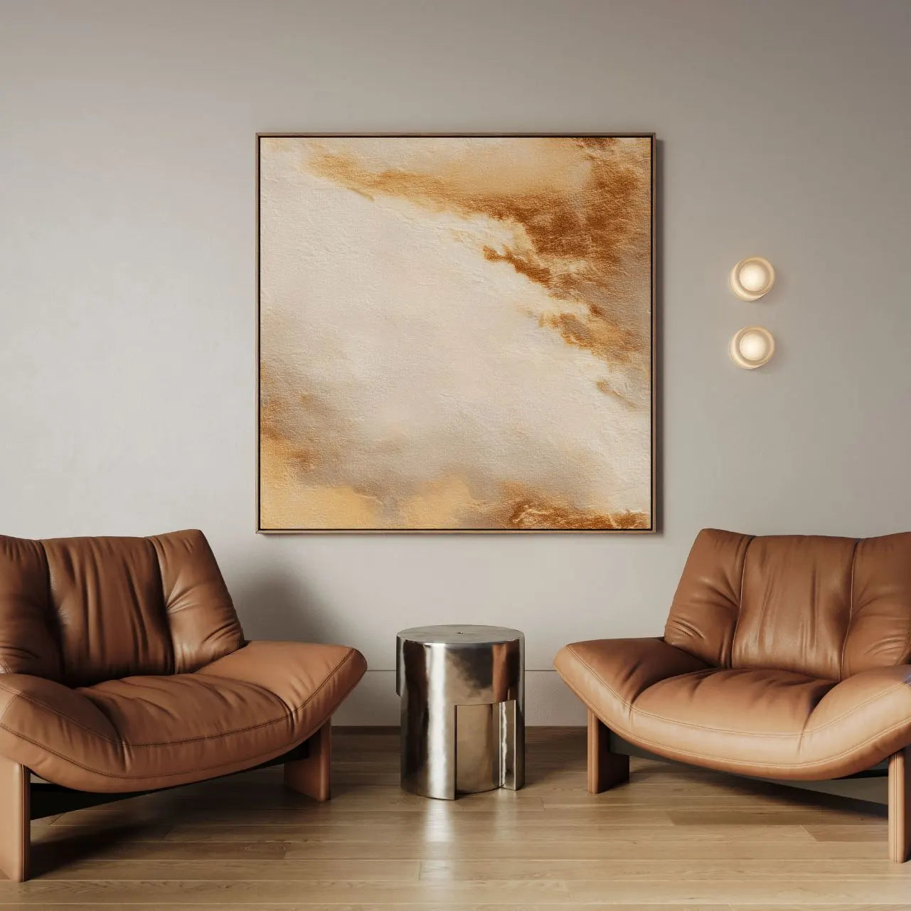 Obraz na płótnie w ramie – Oddech piasku